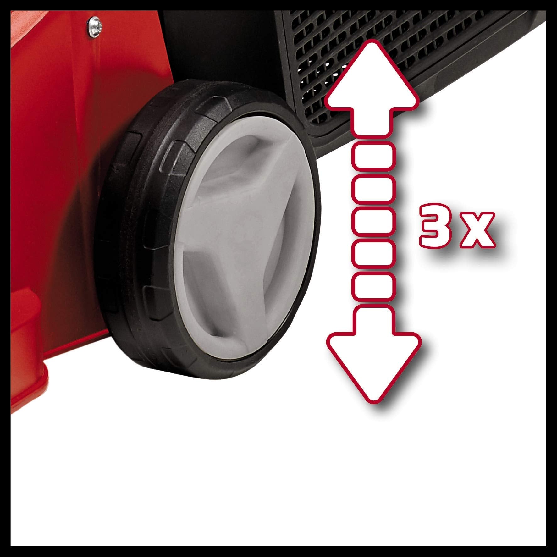 Einhell Electric Lawn Mower, 32cm Cutting Width, 30L Grass Box, 3 Cutting Height Levels - Lightweight Corded Walk-Behind Lawnmower For Small To Medium Gardens GE-EM 1032