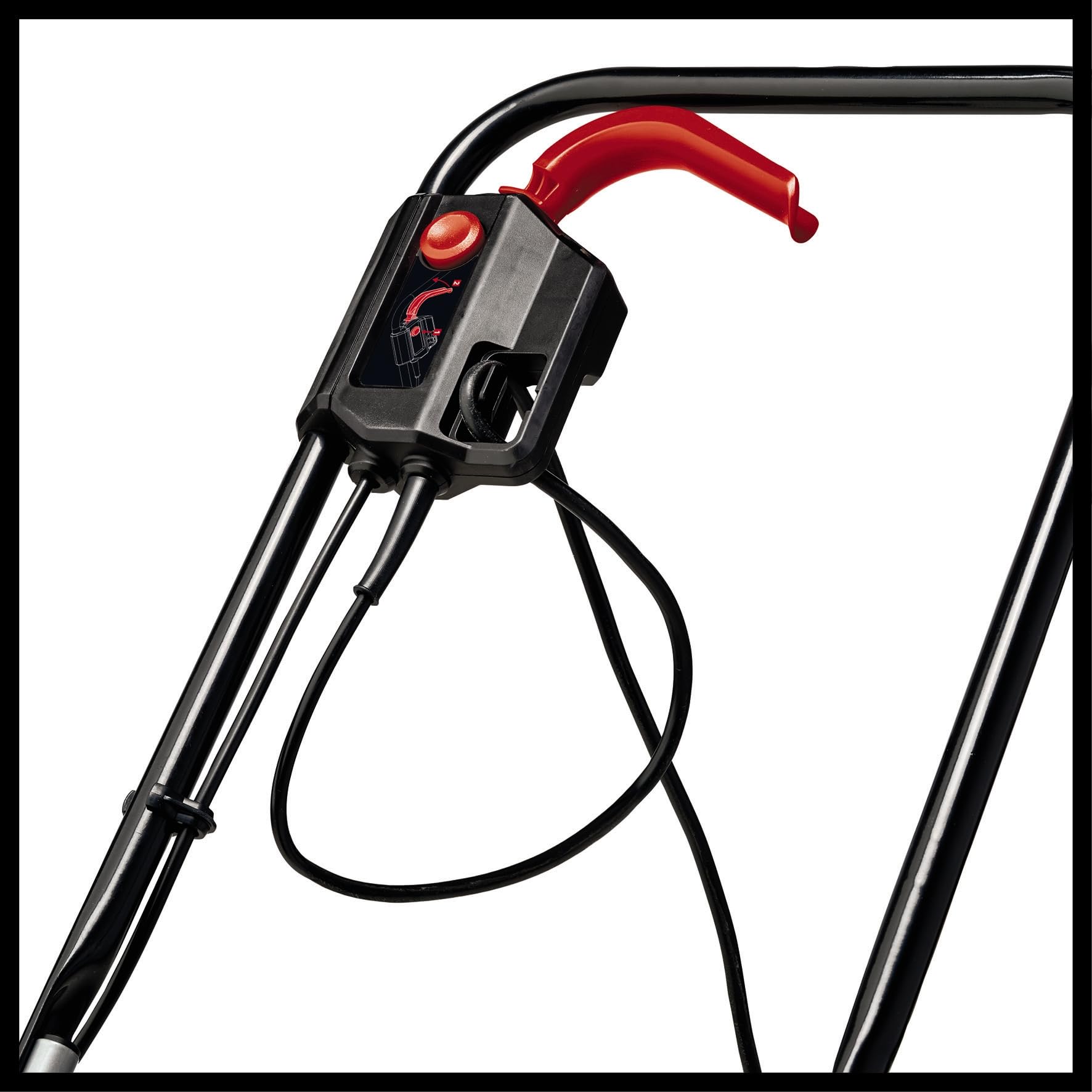 Einhell Electric Lawn Mower, 1000W, 32cm Cutting Width, 30L Large Capacity Grass Box, Variable Height Grass Cutter (30-70mm) - Lightweight Corded Lawnmower for Small Gardens Up to 300m² GC-EM 1000/32