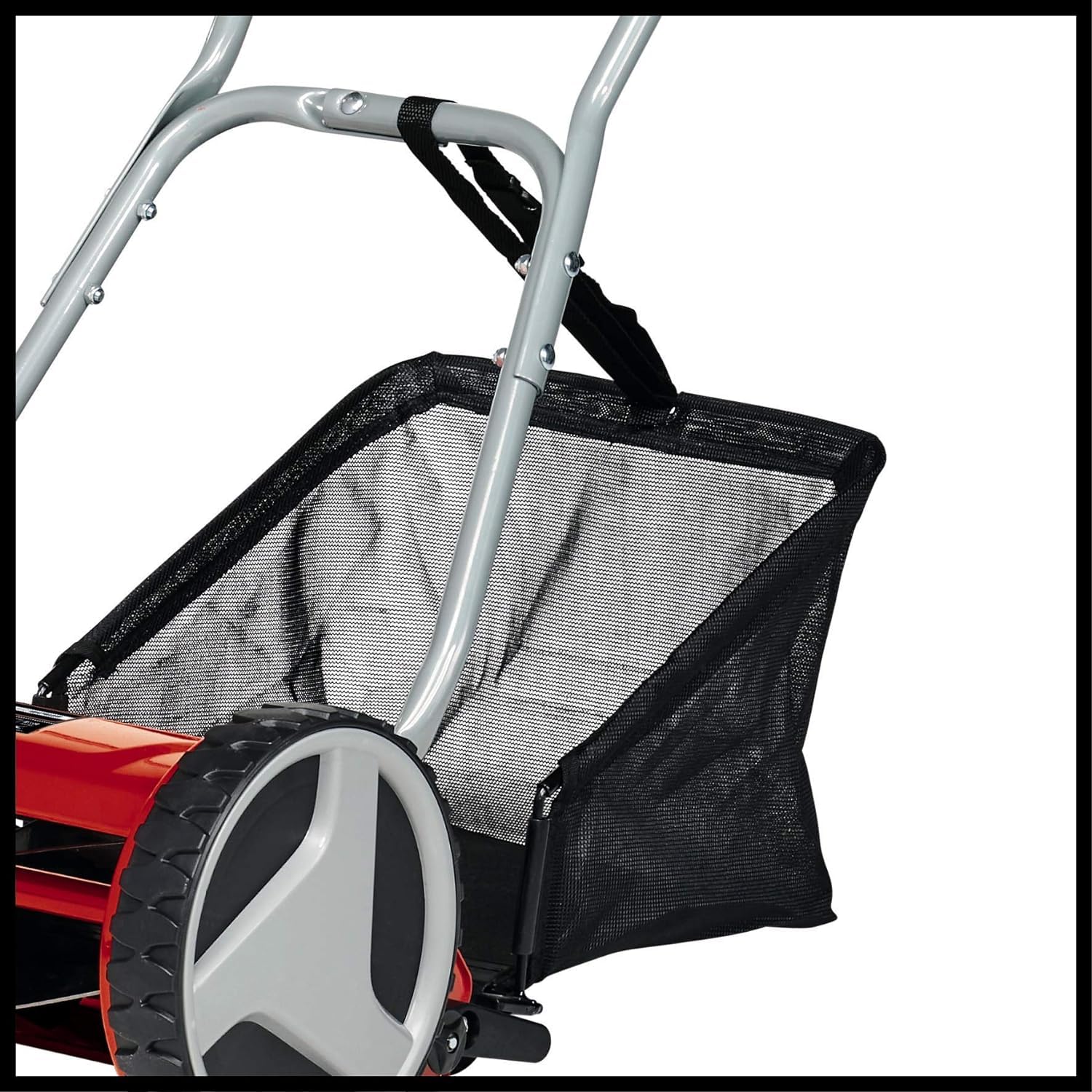 Einhell Hand Push Lawnmower, Manual Lawn-Mower With 30cm Cutting Width, 16L Grass Box, 4 Cutting Height Levels, Walk-Behind Lawn Mower For Small Gardens GC-HM 300